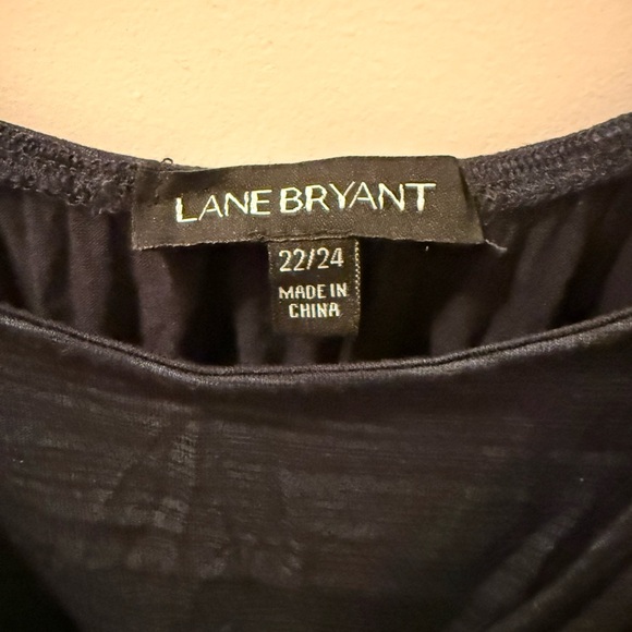 Lane Bryant Navy and White Maxi Dress - Picture 4 of 5